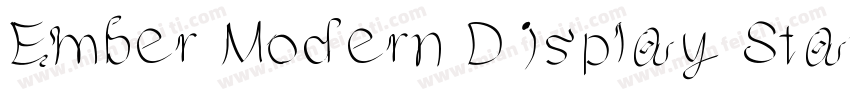 Ember Modern Display Standard字体转换